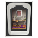 Vivarti DIY Tapered 3D Double Mounted Sports Shirt Display Gloss White Frame-48