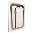Vivarti DIY Tapered 3D Double Mounted Sports Shirt Display White Frame-59