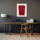 Vivarti DIY Tapered 3D Double Mounted Sports Shirt Display White Frame-66