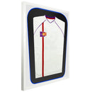 Vivarti DIY Tapered 3D Double Mounted Sports Shirt Display White Frame-67