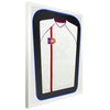 Vivarti DIY Tapered 3D Double Mounted Sports Shirt Display White Frame