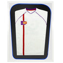 Vivarti DIY Tapered 3D Double Mounted Sports Shirt Display Gloss White Frame-13