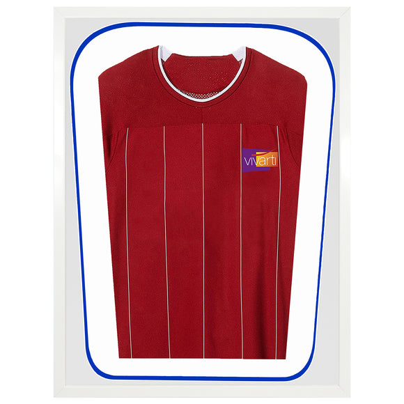 Vivarti DIY Tapered 3D Double Mounted Sports Shirt Display White Frame