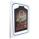 Vivarti DIY Tapered 3D Double Mounted Sports Shirt Display White Frame-73