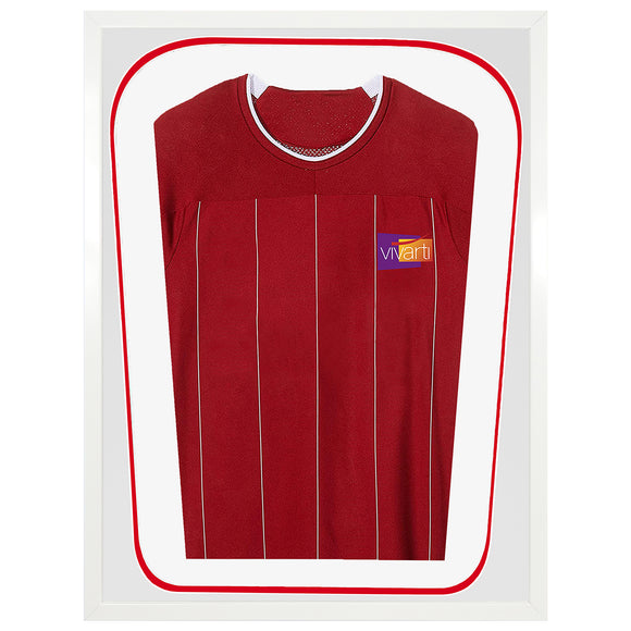 Vivarti DIY Tapered 3D Double Mounted Sports Shirt Display White Frame