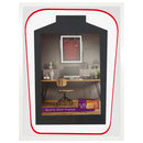 Vivarti DIY Tapered 3D Double Mounted Sports Shirt Display Gloss White Frame-80