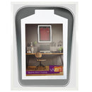 Vivarti DIY Tapered 3D Double Mounted Sports Shirt Display White Frame-84