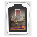 Vivarti DIY Tapered 3D Double Mounted Sports Shirt Display Gloss White Frame-88