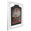 Vivarti DIY Tapered 3D Double Mounted Sports Shirt Display White Frame-89