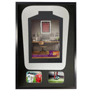 Vivarti DIY Tapered 3D Mounted+ Double Aperture Sports Shirt Display Gloss Black Frame-14