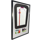Vivarti DIY Tapered 3D Mounted+ Double Aperture Sports Shirt Display Black Frame-8