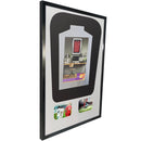 Vivarti DIY Tapered 3D Mounted+ Double Aperture Sports Shirt Display Gloss Black Frame-19