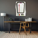 Vivarti DIY Tapered 3D Mounted+ Double Aperture Sports Shirt Display Black Frame-12