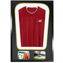 Vivarti DIY Tapered 3D Double Mounted + Double Aperture Sports Shirt Display Gloss Black Frame-9