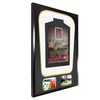 Vivarti DIY Tapered 3D Double Mounted + Double Aperture Sports Shirt Display Gloss Black Frame