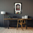 Vivarti DIY Tapered 3D Double Mounted + Double Aperture Sports Shirt Display Gloss Black Frame-26