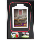 Vivarti DIY Tapered 3D Double Mounted + Double Aperture Sports Shirt Display Gloss Black Frame-36