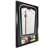 Vivarti DIY Tapered 3D Double Mounted + Double Aperture Sports Shirt Display Gloss Black Frame