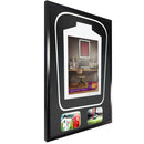Vivarti DIY Tapered 3D Double Mounted + Double Aperture Sports Shirt Display Gloss Black Frame-53