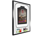 Vivarti DIY Tapered 3D Double Mounted + Double Aperture Sports Shirt Display Black Frame-57