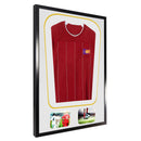 Vivarti DIY Tapered 3D Double Mounted + Double Aperture Sports Shirt Display Gloss Black Frame-63