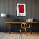 Vivarti DIY Tapered 3D Double Mounted + Double Aperture Sports Shirt Display Black Frame-66