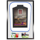 Vivarti DIY Tapered 3D Double Mounted + Double Aperture Sports Shirt Display Black Frame-72