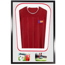 Vivarti DIY Tapered 3D Double Mounted + Double Aperture Sports Shirt Display Black Frame-12