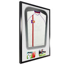 Vivarti DIY Tapered 3D Double Mounted + Double Aperture Sports Shirt Display Black Frame-83