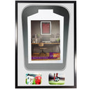 Vivarti DIY Tapered 3D Double Mounted + Double Aperture Sports Shirt Display Black Frame-84