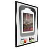 Vivarti DIY Tapered 3D Double Mounted + Double Aperture Sports Shirt Display Gloss Black Frame