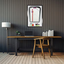 Vivarti DIY Tapered 3D Double Mounted + Double Aperture Sports Shirt Display Black Frame-86