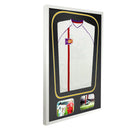 Vivarti DIY Tapered 3D Double Mounted + Double Aperture Sports Shirt Display Gloss White Frame-19