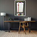 Vivarti DIY Tapered 3D Double Mounted + Double Aperture Sports Shirt Display White Frame-22