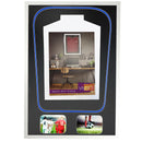 Vivarti DIY Tapered 3D Double Mounted + Double Aperture Sports Shirt Display White Frame-28