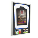 Vivarti DIY Tapered 3D Double Mounted + Double Aperture Sports Shirt Display Gloss White Frame-33