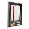 Vivarti DIY Tapered 3D Double Mounted + Double Aperture Sports Shirt Display White Frame