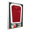 Vivarti DIY Tapered 3D Double Mounted + Double Aperture Sports Shirt Display White Frame-47