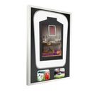 Vivarti DIY Tapered 3D Double Mounted + Double Aperture Sports Shirt Display White Frame-49