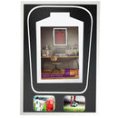 Vivarti DIY Tapered 3D Double Mounted + Double Aperture Sports Shirt Display White Frame-52