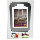 Vivarti DIY Tapered 3D Double Mounted + Double Aperture Sports Shirt Display White Frame-56