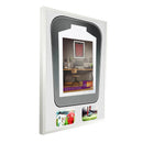 Vivarti DIY Tapered 3D Double Mounted + Double Aperture Sports Shirt Display White Frame-57