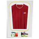 Vivarti DIY Tapered 3D Double Mounted + Double Aperture Sports Shirt Display White Frame-18