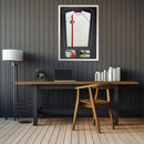 Vivarti DIY Tapered 3D Mounted+ Double Aperture Sports Shirt Display White Frame-9