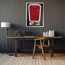 Vivarti DIY Tapered 3D Mounted+ Double Aperture Sports Shirt Display  Gloss White Frame-10