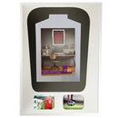 Vivarti DIY Tapered 3D Mounted+ Double Aperture Sports Shirt Display  Gloss White Frame-15