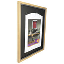 Vivarti DIY Sports Shirt Display Standard Oak Frame-64