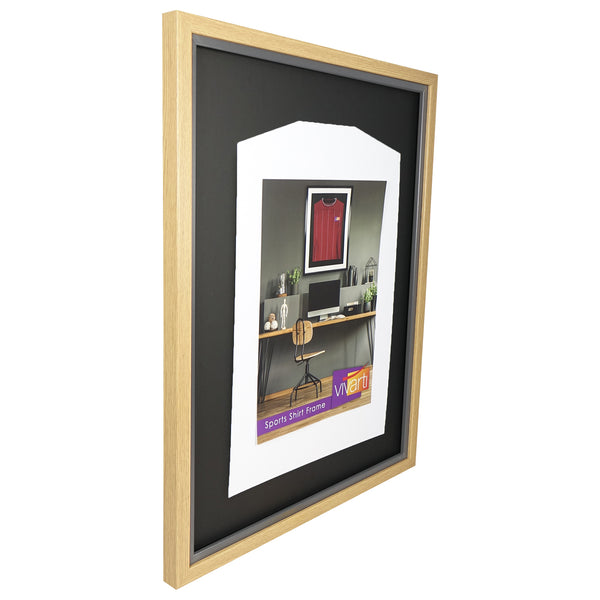 Vivarti DIY Sports Shirt Display Standard Oak Frame