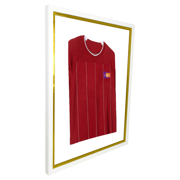 Vivarti DIY Sports Shirt Display Standard Gloss White Frame