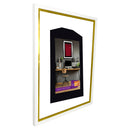 Vivarti DIY Sports Shirt Display Standard Gloss White Frame-46